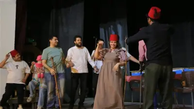 بروفات نهائية لمسرحية 