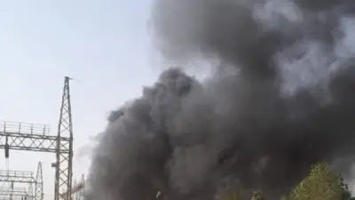السيطرة على حريق بمحطة كهرباء في أسوان دون إصابات