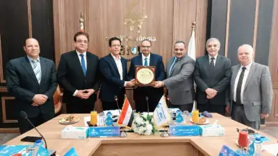 مجلس جامعة بنها الأهلية يكرم المستشار الهندسي تقديرا لجهوده