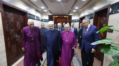 شيخ الأزهر يستقبل رئيس الكنيسة الأسقفية للتهنئة بعيد الأضحى المبارك