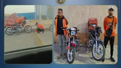 ضبط شخصين أتلفا مطبًا صناعيًا عمدًا بحدائق أكتوبر