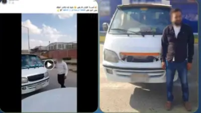 ضبط سائق ميكروباص سار عكس الاتجاه بالشرقية بعد تداول فيديو