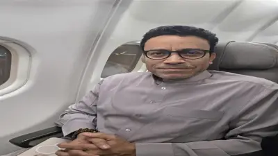 سامح حسين يسافر لأداء فريضة الحج ويشارك جمهوره لحظات من داخل الطائرة