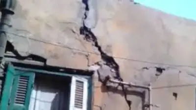 مواطن من المنوفية يستغيث بسبب تعطل هدم منزله الآيل للسقوط
