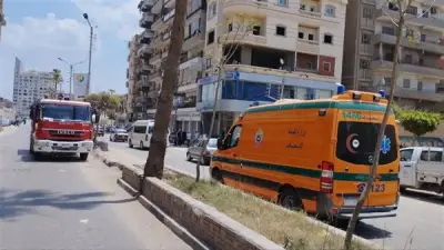 إصابة عاملة نظافة في حادث تصادم بمنظم غاز في الدقهلية