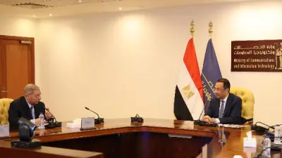 وزير الاتصالات يبحث مع شعبة الاقتصاد الرقمي دعم الشركات الناشئة