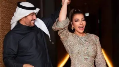 أصالة تنفي طلاقها بصورة رومانسية مع زوجها فائق حسن