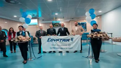 مصر للطيران تطلق أول رحلة مباشرة من القاهرة إلى لوس أنجلوس