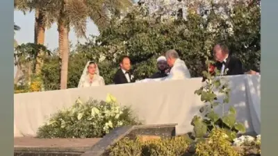 أمينة خليل تحتفل بزفاف شقيقتها زينة في أجواء عائلية