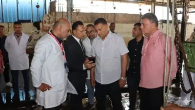 محافظ القليوبية يتفقد مجزر شبرا شهاب استعداداً لعيد الأضحى