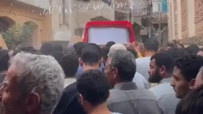 تشييع جثمان ربة منزل قتلها زوجها في طوخ وسط حالة من الحزن
