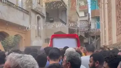 تشييع جثمان ضحية زوجها بقرية السيفا في طوخ وسط حزن الأهالي