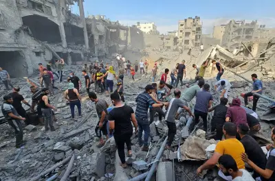 شهيدان وجرحى بقصف إسرائيلي على منزل في مخيم النصيرات بغزة