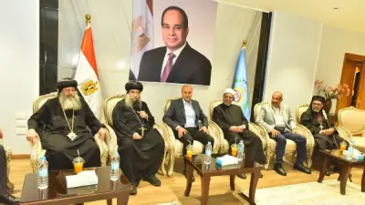 محافظ أسيوط يتبادل التهاني مع قيادات دينية بمناسبة عيد الأضحى