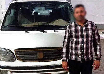 ضبط سائق ميكروباص لمخالفته خط السير بالجيزة