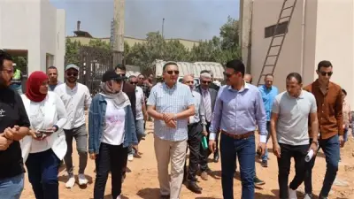 محافظ القليوبية يتفقد مشروع حضانة السيارات المخالفة بالخانكة