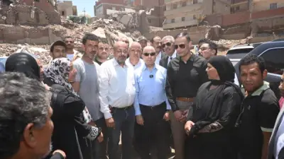 محافظ الغربية يتفقد منازل أبو صير ويوجه بصرف إعانات عاجلة