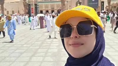 زوجة سامح حسين تشارك متابعيها لحظات روحانية من المدينة المنورة