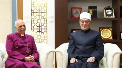مفتي الجمهورية يستقبل وفد الكنيسة الأسقفية للتهنئة بعيد الأضحى