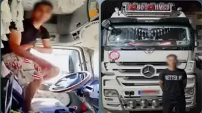 ضبط سائق نقل ثقيل رقص أثناء القيادة بالجيزة واعترف بالمزاح