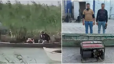 ضبط عصابة الصيد الجائر بالصعق الكهربائي في بورسعيد