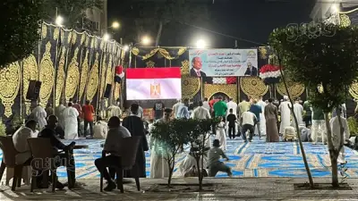 تكبيرات العيد تدوي بساحة مصطفى محمود بالمهندسين وسط توافد المصلين