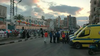 انتشار مكثف لإسعاف الإسماعيلية لتأمين ساحات صلاة عيد الأضحى