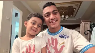 مصطفى محمد يحتفل مع نجله بعيد الأضحى بطريقته الخاصة