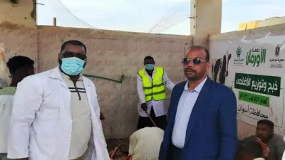 محافظ أسوان يشيد بجهود الأطباء البيطريين خلال عيد الأضحى المبارك
