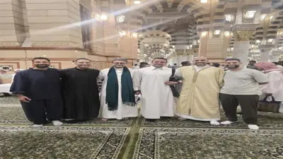أحمد حاتم ينشر صورا من الحج مع مصطفى حسني ومصطفى عاطف
