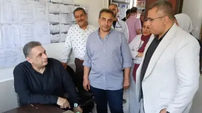 وكيل صحة كفر الشيخ يتفقد مستشفى الحميات في أول أيام العيد