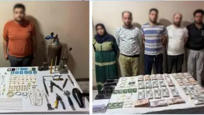 القبض على عصابة تبيع جنيهات وسبائك ذهبية مقلدة في السلام