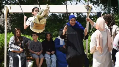 ملاهي الأزهر بارك تجذب الكبار والصغار في ثالث أيام عيد الأضحى