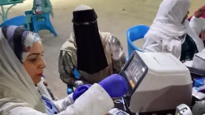 فرق المبادرات الرئاسية تواصل خدماتها المجانية للمواطنين بقنا خلال العيد