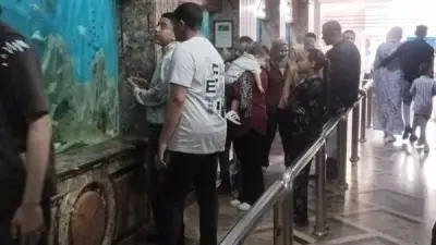 إقبال جماهيري على متحف الأحياء المائية بالإسكندرية في ثالث أيام العيد