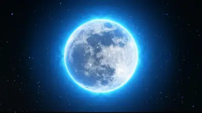 ظاهرة القمر الأزرق الصغير النادرة تزين السماء الأسبوع المقبل