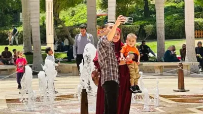 إقبال كثيف على حديقة الأزهر في رابع أيام عيد الأضحى