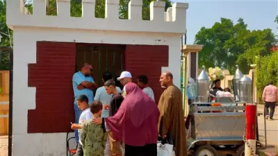 إقبال كثيف على حدائق القناطر الخيرية في رابع أيام عيد الأضحى