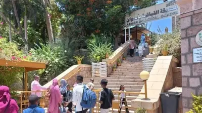 إقبال كثيف على حديقة الميريلاند في مصر الجديدة في رابع أيام العيد