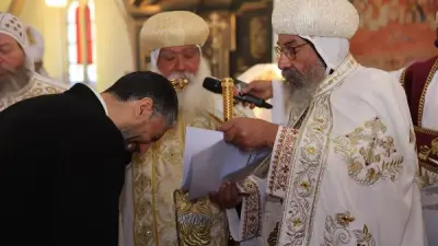 الأنبا دميان يرسم كاهنا جديدا بإيبارشية شمالي ألمانيا