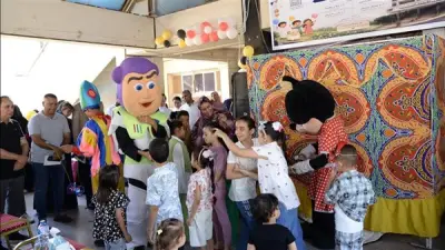 مستشفى الأطفال بجامعة أسيوط ينظم احتفالية ترفيهية للأطفال المرضى في عيد الأضحى