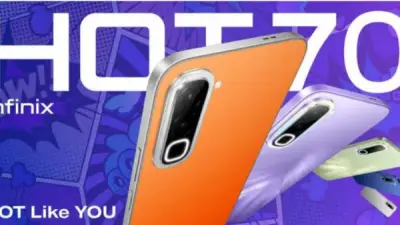 إنفينيكس تستعد لإطلاق هاتف Hot 70 بلوحة خلفية متغيرة اللون