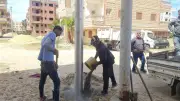 تركيب 100 عمود إنارة جديد في بلطيم استعداداً لصيف 2026 بكفر الشيخ