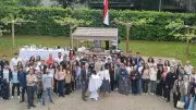 سفير مصر في برن يلتقي 100 طالب مصري في الجامعات السويسرية