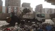 رفع 1140 طن قمامة من بؤرتي ترعة الزمر والمنيب بالجيزة