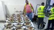 توزيع 1250 وجبة غذائية على الأسر المستحقة بالوادي الجديد
