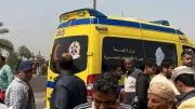 إصابة 13 شخصًا في انقلاب ميكروباص داخل مصرف بالشرقية