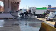 كسر مفاجئ بماسورة مياه رئيسية يقطع الخدمة عن العجمي 16 ساعة