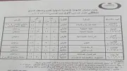 جداول امتحانات نهاية العام 2026 في بني سويف تبدأ 16 مايو