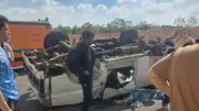 وفاة شاب وإصابة 23 آخرين في انقلاب ميكروباص بالمنوفية